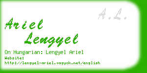 ariel lengyel business card